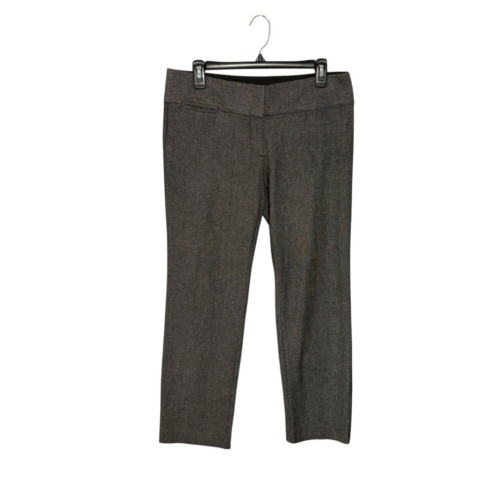 LOFT “Marisa” side zip straight cut gray dress pants - 6